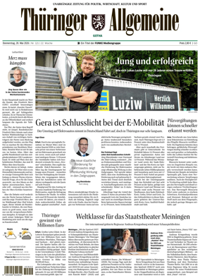 Cover of Thuringer Allgemeine (Gotha)