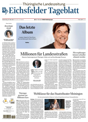Cover of Thuringische Landeszeitung (Eichsfeld)