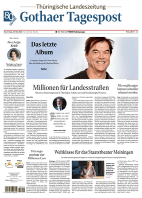 Cover of Thuringische Landeszeitung (Gotha)