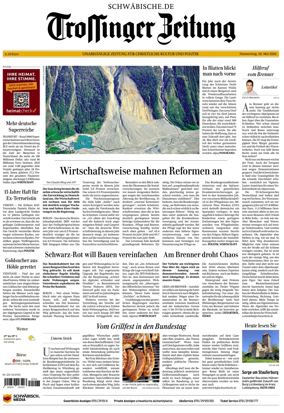 Cover of Trossinger Zeitung