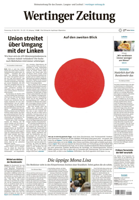 Cover of Wertinger Zeitung