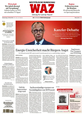 Cover of Westdeutsche Allgemeine Zeitung (Castrop-Rauxel)