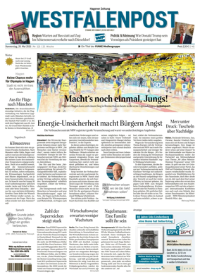 Cover of Westfalenpost (Hagen Hohenlimburg)
