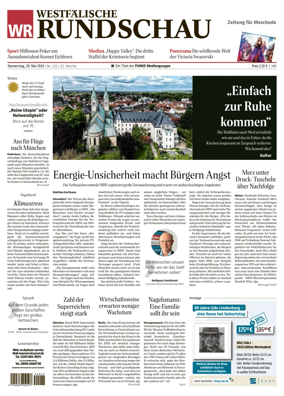 Cover of Westfalische Rundschau (Meschede)