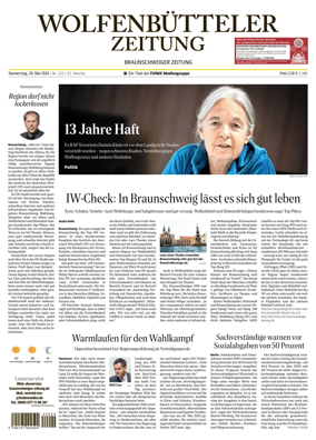 Cover of Wolfenbutteler Zeitung