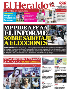 Cover of Diario El Heraldo