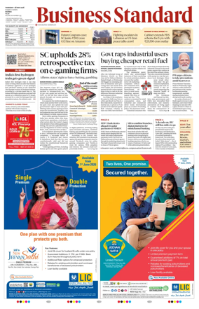 Cover of Business Standard