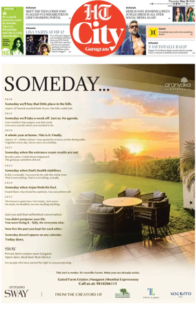 Cover of Hindustan Times (Gurgaon) - City