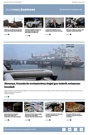 Cover of Euronews Business (Turkish) Compiled Editions