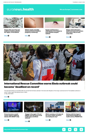 Cover of Euronews Health (English) Compiled Edition
