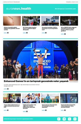 Cover of Euronews Health (Turkish) Compiled Edition