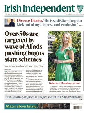 Cover of Irish Independent