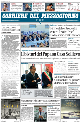 Cover of Corriere del Mezzogiorno (Puglia)