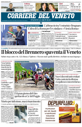 Cover of Corriere del Veneto (Padova e Rovigo)