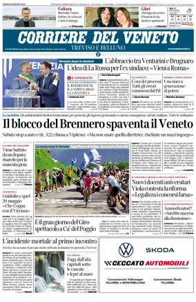 Cover of Corriere del Veneto (Treviso e Belluno)
