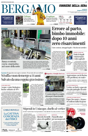 Cover of Corriere della Sera (Bergamo)