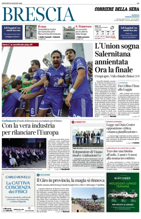 Cover of Corriere della Sera (Brescia)