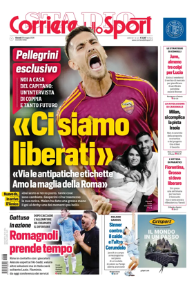 Cover of Corriere dello Sport (Lazio)