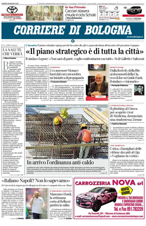 Cover of Corriere di Bologna
