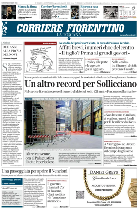 Cover of Corriere Fiorentino