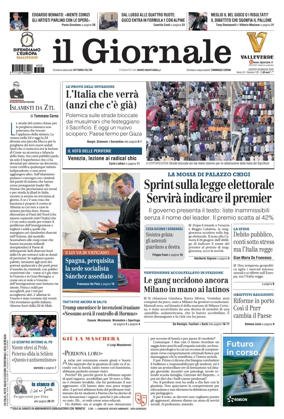 Cover of Il Giornale (Italy)