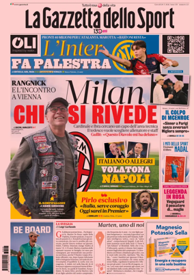 Cover of La Gazzetta dello Sport
