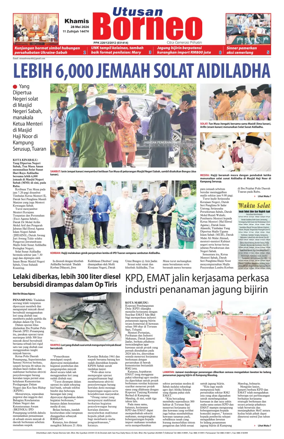 Cover of Utusan Borneo (Sabah)
