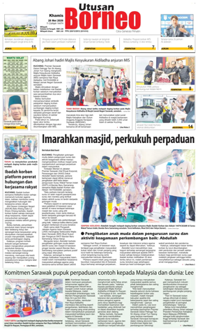 Cover of Utusan Borneo (Sarawak)