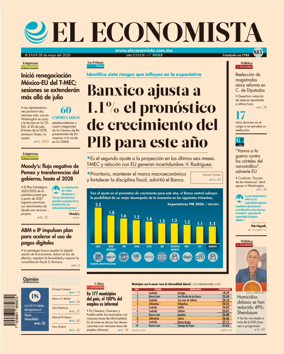 Cover of El Economista (Mexico)