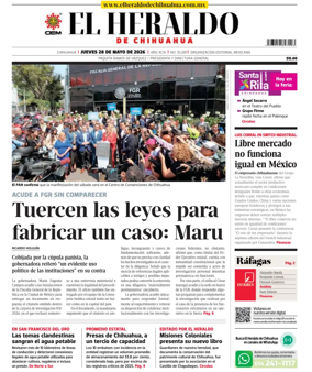 Cover of El Heraldo de Chihuahua