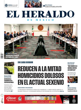 Cover of El Heraldo de Mexico