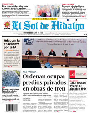 Cover of El Sol de Hidalgo