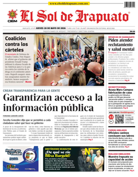 Cover of El Sol de Irapuato