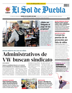 Cover of El Sol de Puebla
