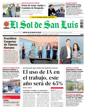 Cover of El Sol de San Luis Potosi