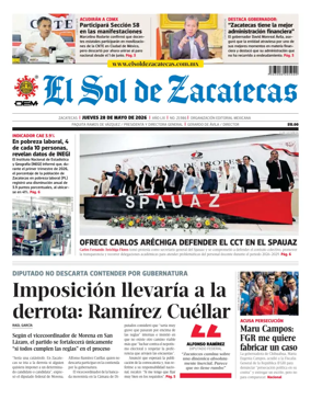 Cover of El Sol de Zacatecas
