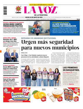 Cover of La Voz de la Frontera