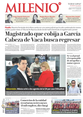 Cover of Milenio Tamaulipas