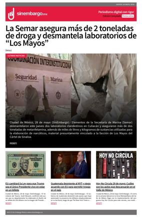 Cover of Sin Embargo destacadas