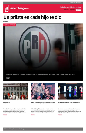 Cover of Sin Embargo Opinion