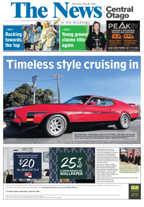 Cover of Central Otago News