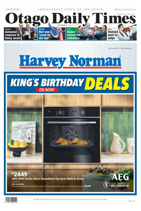 Cover of Otago Daily Times