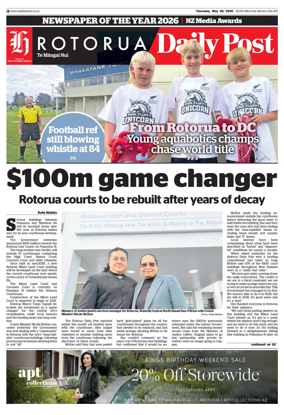 Cover of Rotorua Daily Post