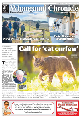 Cover of Whanganui Chronicle