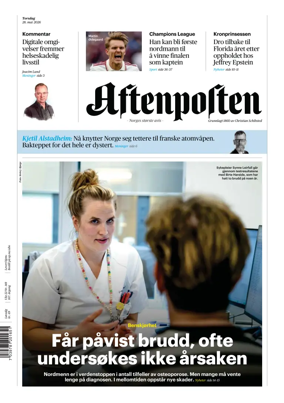 Cover of Aftenposten