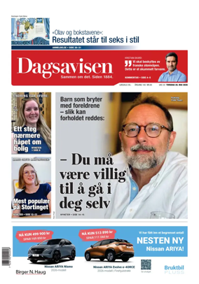 Cover of Dagsavisen