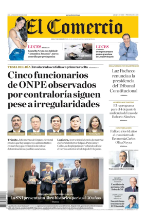 Cover of Diario El Comercio