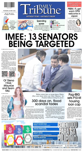 Cover of Daily Tribune (Philippines)