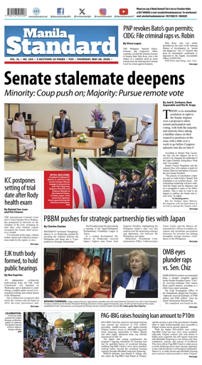 Cover of Manila Standard