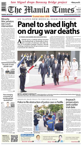 Cover of The Manila Times